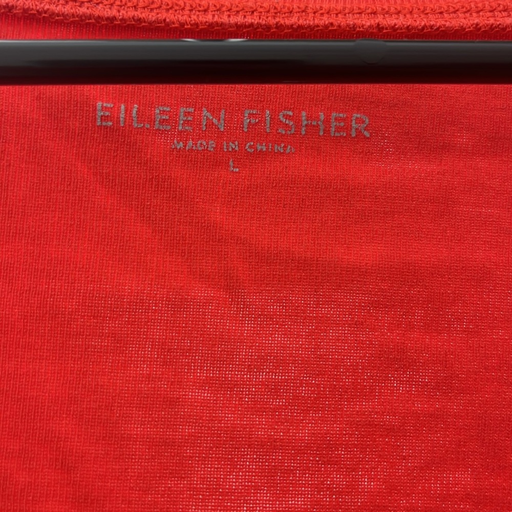 Eileen Fisher 3/4 Sleeve Tshirt *FIRM* Size Large - Picture 2 of 3